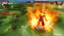 Goku SSJ God with the Battle of Gods costume VS Majuub (Dragon Ball Z Budokai Tenkaichi 3 mod)
