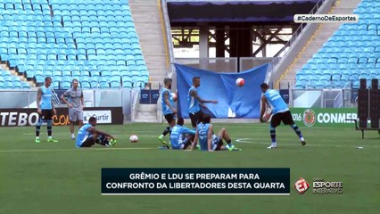 Grêmio deve ter novidade para confronto com a LDU