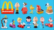Flying Ace Snoopy 2015 Mcdonalds The Peanuts Movie Toy #3 Complete Set 12 Happy Meal Toys Review