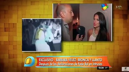 Dolida y al borde del llanto, Barbie Vélez le respondió a Federico Bal