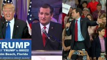 Rubio, Cruz and Trump all vow to unify GOP on Super Tuesday