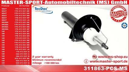 311863 PCS MS Shock Absorbers