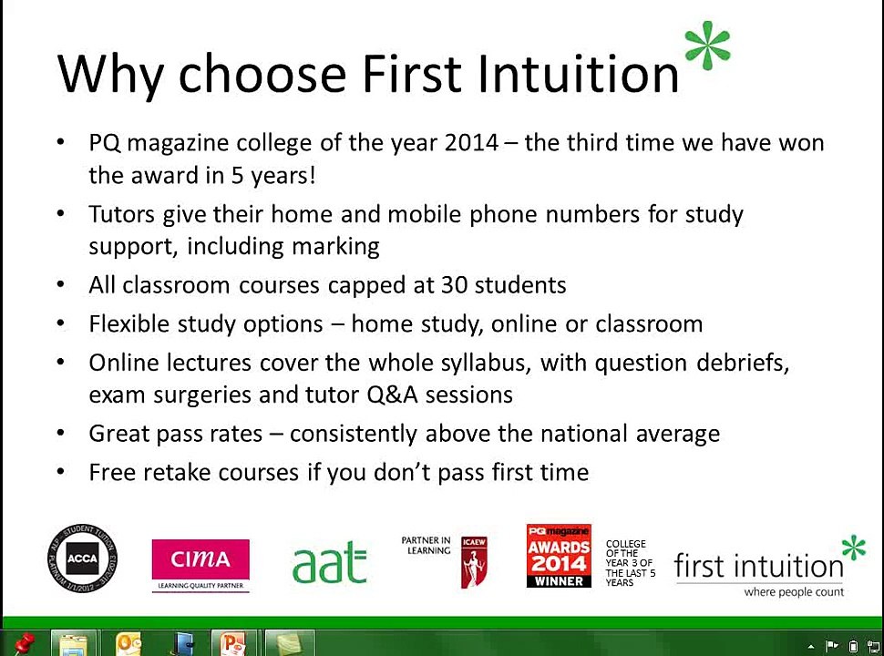 Why choose First Intuition?