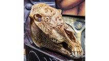 Carved Animal Skulls