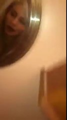 Ha Ha Ha !!! Girl Falls into Tub while taking selfie