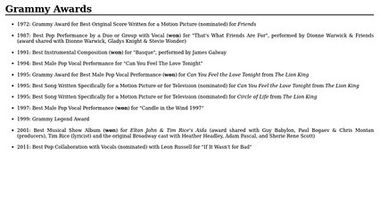 Grammy Awards Elton John 1 (1024p FULL HD)