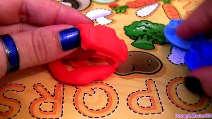 Chef Cookie Monster Eats Lightning McQueen PlayDoh Cars Disney Pixar Cookie Monsters Lett