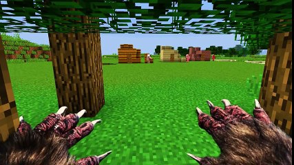 REALISTIC MINECRAFT ~ 1 WOLF vs 3 PIGS