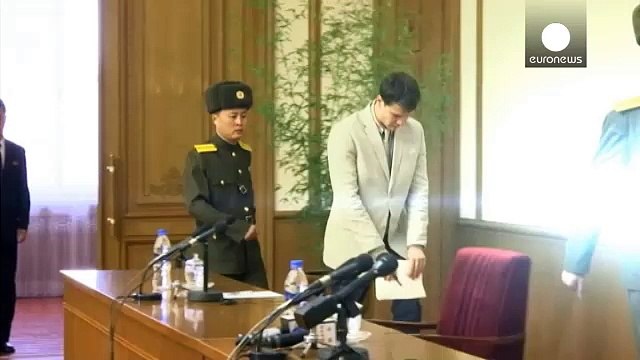 Задержанный в КНДР студент из США признался в совершённом им преступлении.