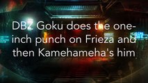 DBZ RoF Goku does the one inch punch and Kamehameha on Frieza