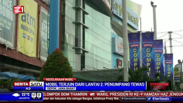 Mobil Jatuh, Dua Penumpang Honda Jazz Tewas