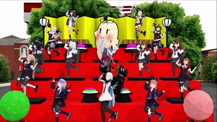 【艦これMMD】艦娘たちとブギのリズムで陽気なひな祭り【MAD-AMV】