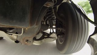 Car's Front Suspension at Work