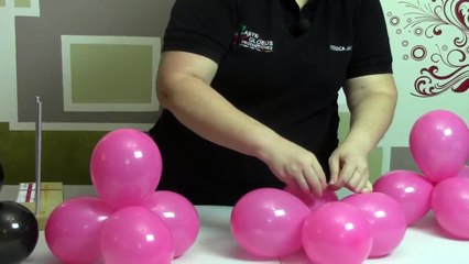 DIY Curso de Globos Columna / Centro de Mesa Minnie Mou[-s-e-]