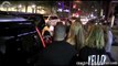 Justin Bieber Leaves NYC Restaurant Surrounded By Hot Models