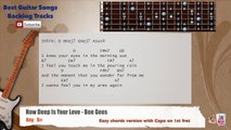 How Deep Is Your Love - Bee Gees Guitar Backing Track with scale, chords and lyrics
