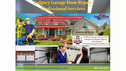 Download Video: Calgary Garage Door Repair, Replacement, Sales & Installation Service - Gulliver Garage Doors