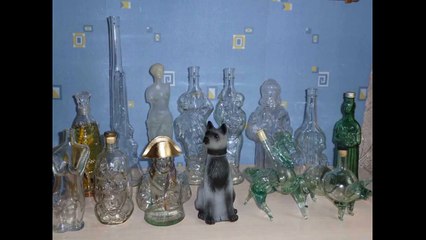 Фигурные бутылки из стекла
