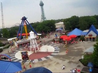 Drop Zone on-ride POV Kings Island