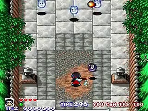 Pocky & Rocky - (SNES-Super Nintendo Entertainment System)