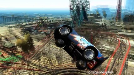 Сontinuing Crash test Dinoco McQueen Fifteen jumps Disney car game GTA IV