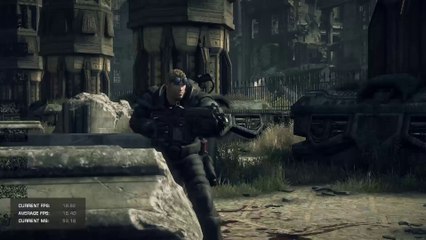 AMD Radeon Fury running Gears of War: Ultimate Edition PC benchmark