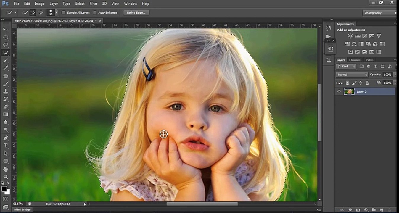 how to quickly remove background with Photoshop cs6 - YouTube