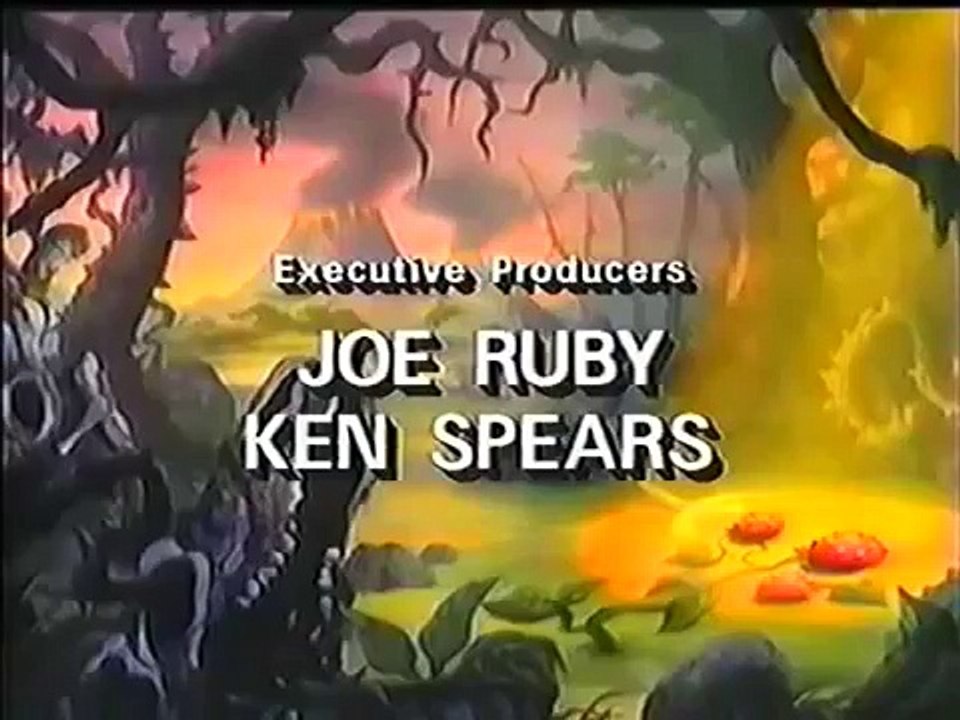 Dink The Little Dinosaur end credits with Hanna Barbera logo