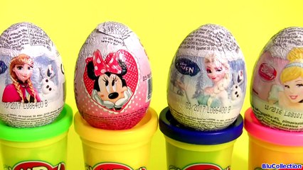 Download Video: Play Doh Surprise Disney Frozen Anna Elsa Cinderella Minnie Surprise Eggs - Play Dough Huevos