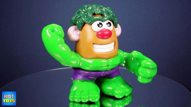 Hombre Araña y Hulk Señor Cara de Papa en Español Los Heroes de Dibujos Animados