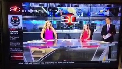 Chesney McMurphy on ESPN SportsCenter with Linda Cohn & Andre Ware - Oct. 24, 2015