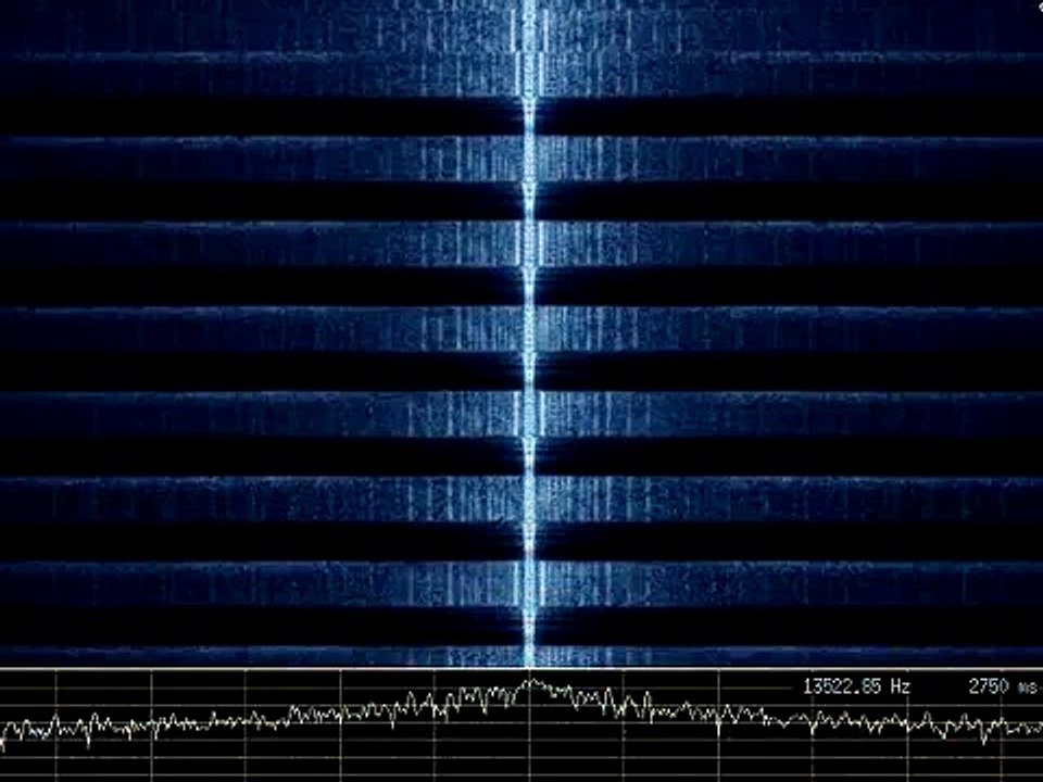 Baudline on my composition