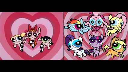 PowerPuff Ponies: Side by side comparison