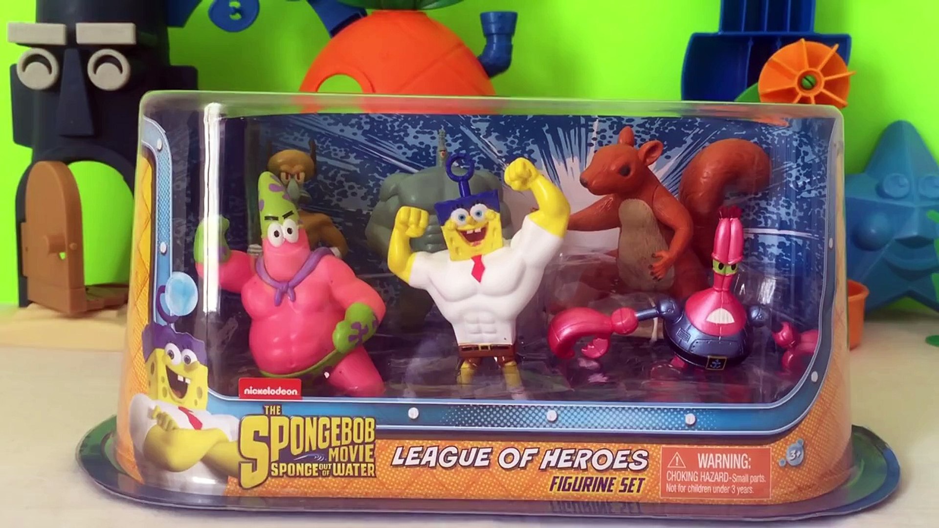 spongebob movie sponge out of water toys