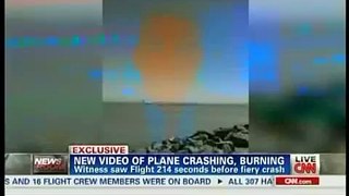 Raw Video Fred Hayes Video of Asiana Flight 214 Crash on CNN