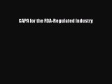 Read CAPA for the FDA-Regulated Industry PDF Free
