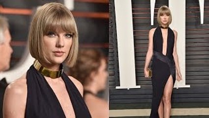 Taylor Swift Sexy Sophisticated Vanity Fair Oscar Party 2016 Fashion