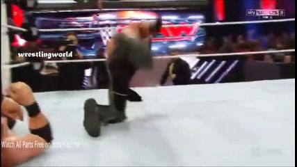 The Authority And Bray Wyatt Brutalized Roman Reigns Raw June 29 2015