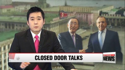 Russia's FM meets UN chief to discuss UNSC resolution against N. Korea