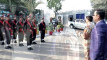 DG Pakistan Rangers Sindh, Major General Bilal Akbar visits Special Security Unit - SSU HQ  01.03.2016. Coverage by Geo