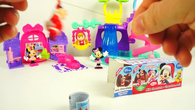 Opening Mickey Mouse Clubhouse Surprise Eggs DC Disney Collectable Toys Christmas Edition
