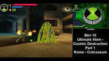Ben 10 Ultimate Alien Cosmic Destruction DS Walkthrough/Lets Play Part 1 (Rome)