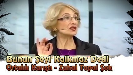 Bunun Şeyi Kalkmaz Dedi, Zuhal Topal Ne yapacağını şaşırdı