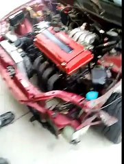 Brandon Ritters 4 door project 3 years in and she runs