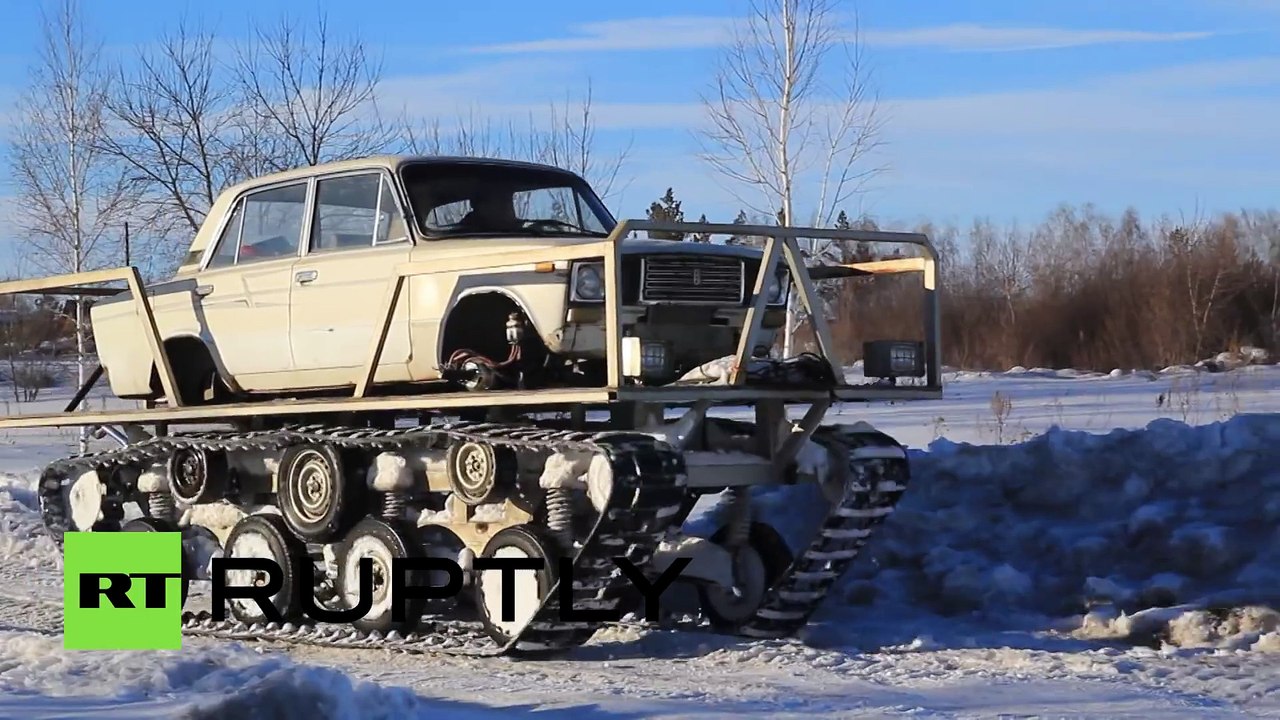 Efsane Sovyet Otomobili Lada Tank Oldu