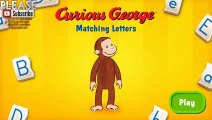 Curious George Cartoons Game Matching Letters Games for pbs Kids Jeux des enfants sur yout