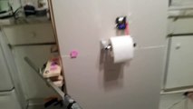 Useless toilet paper machine
