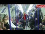 Metroda taciz deneyi... Tepkileri bakın ne oldu