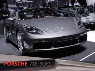 Porsche 718 Boxster en direct du salon de Genève 2016