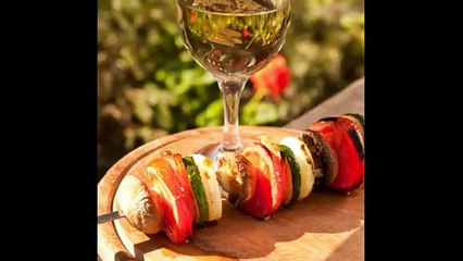 Вегетарианский овощной шашлык